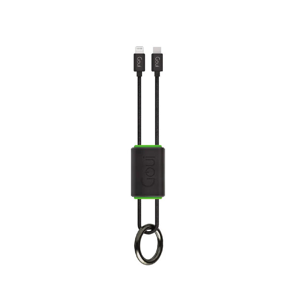 Goui LOCK USB Type-C to Lightning Key Chain Cable (C94) Black (G-NT15-8PIN)