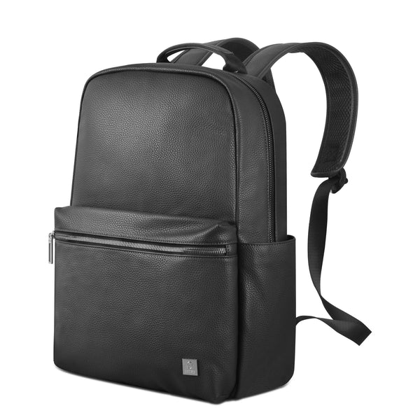 WIWU Osun Backpack PU Leather With Front Pocket Laptop Backpack