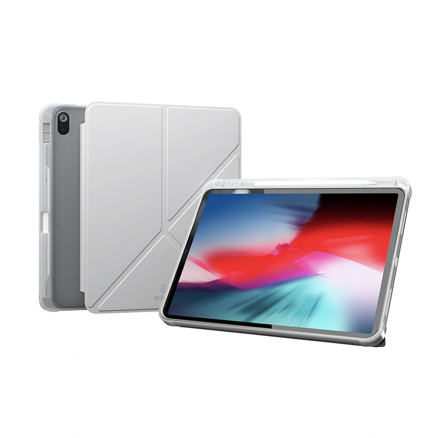WiWU GF-003 Classic III Case For iPad Full Protection Tablet For iPad 10.9/11" and 11 Air 2024 - Grey