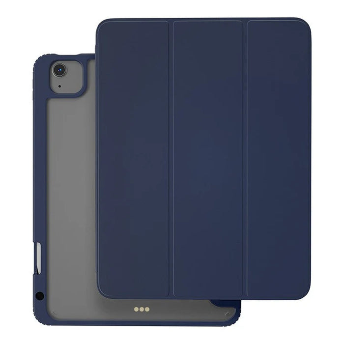 BLUEO Pu Leather Cover Protective Shell Tablet Case For Apple iPad Pro 13" 2024 m4 - Blue Color