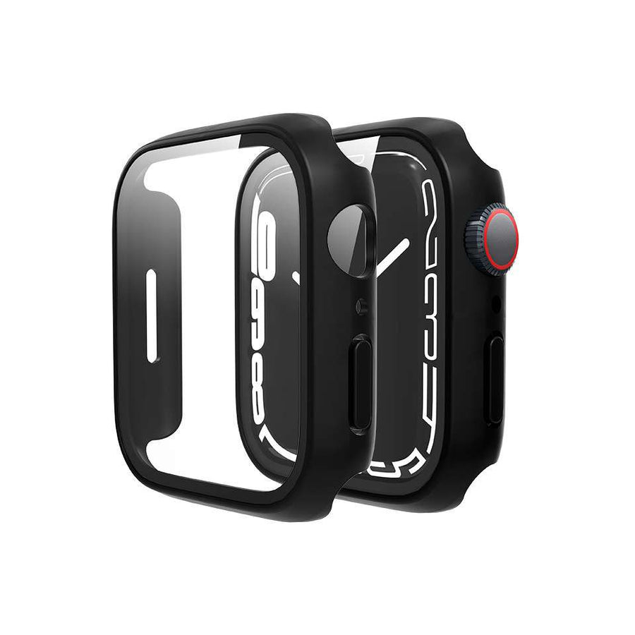 RockRose Apple Watch Full-Coverage Case Slim Shockproof Size 45/49mm - Black