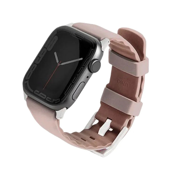 UNIQ LINUS AIROSOFT SILICONE APPLE WATCH STRAP 41/40/38MM - ROSE PINK (PINK)