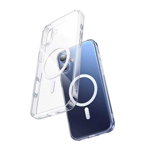 MCDODO IPHONE 16 SERIES COMPATIBLE TRANSPARENT COVER WITH MAGSAFE